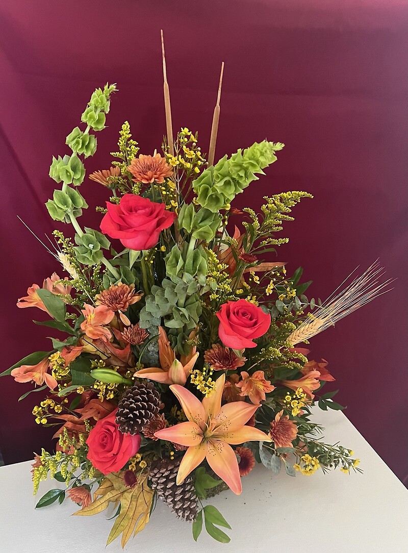 Autumn Splendor arranged by a florist in Hookerton, NC : Little Shoppe ...