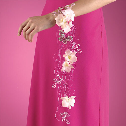Pink Orchid Wrist Corsage