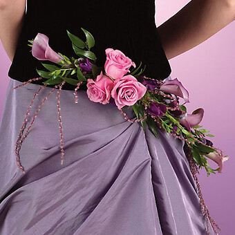 Floral Waist Corsage